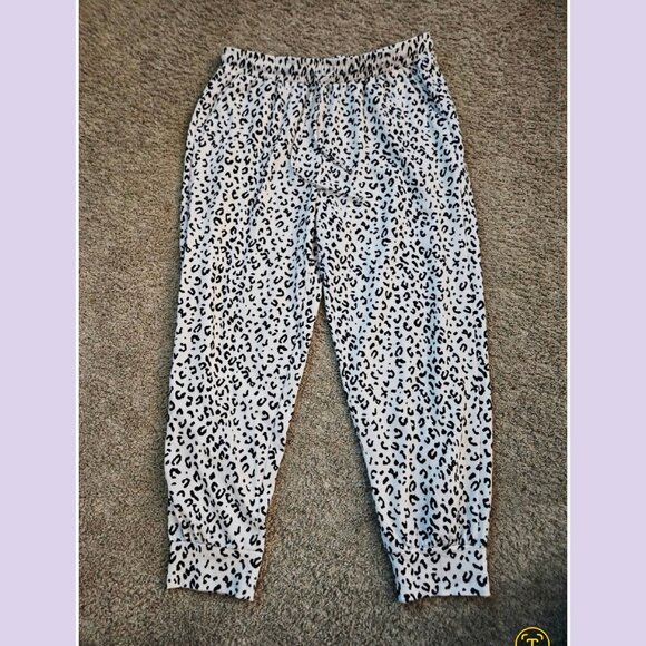 Pants - Cheetah-Print Joggers